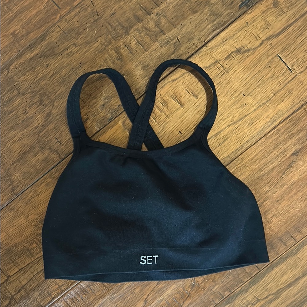 SET Active Black Sports Bra